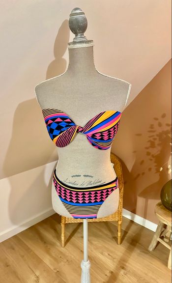 👙 Maillot de bain 2 pièces multicolore – Tribord