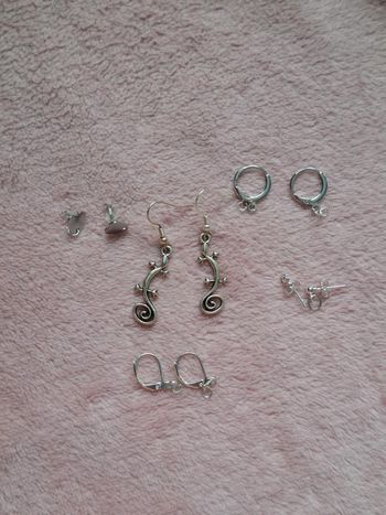 Boucles d'oreilles lézard