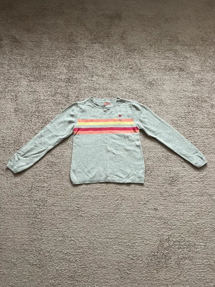 pull gris pour fille