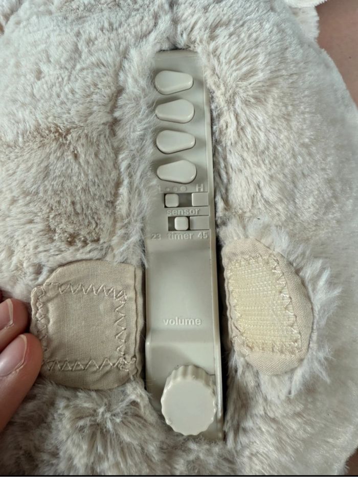 Peluche musicale bruit blanc smart sensor hibou - photo numéro 2
