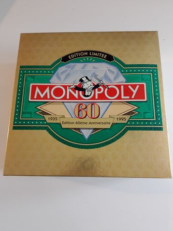 Monopoly édition 60 ème anniversaire 1935-1995 Parker complet 