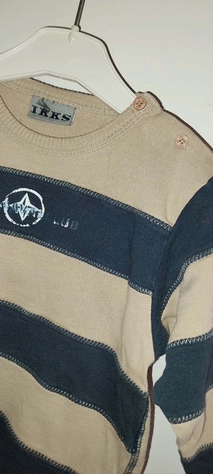 Sweat mariniere leger Ikks très bon etat 2 ans - photo numéro 9