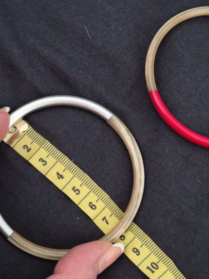 Lot de 2 bracelets neufs en corne de bœuf - photo numéro 2