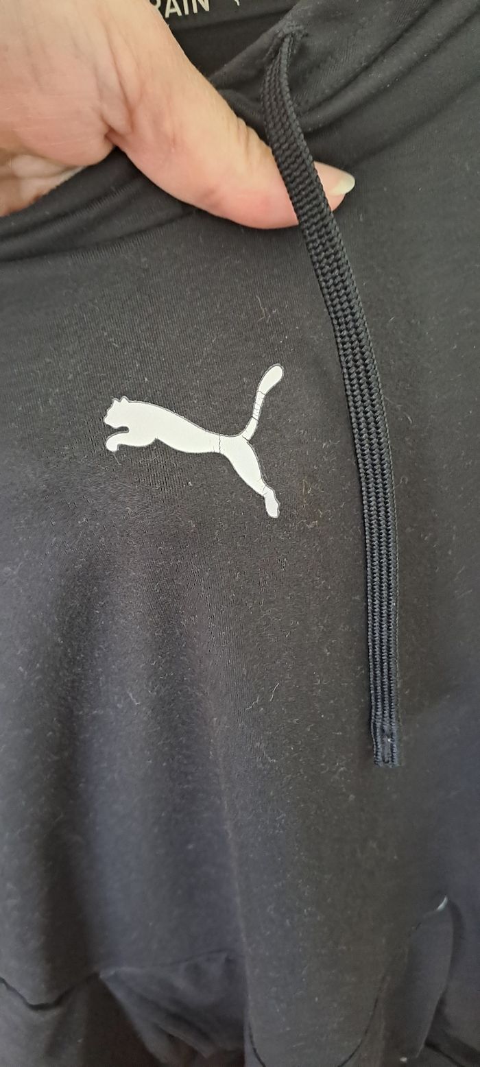 Sweat à capuche Puma Train noir Taille M - photo numéro 2
