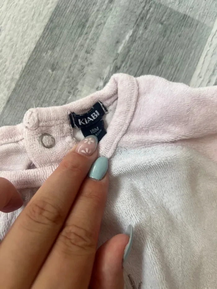 Pyjama 2 pièces« petit faon » rose 18 mois Kiabi - photo numéro 3