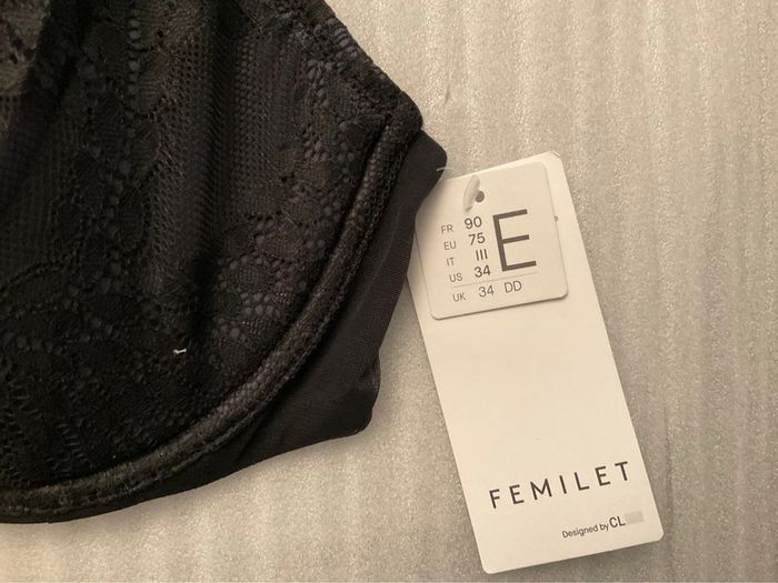 Soutien-gorge noir Femilet neuf - photo numéro 2