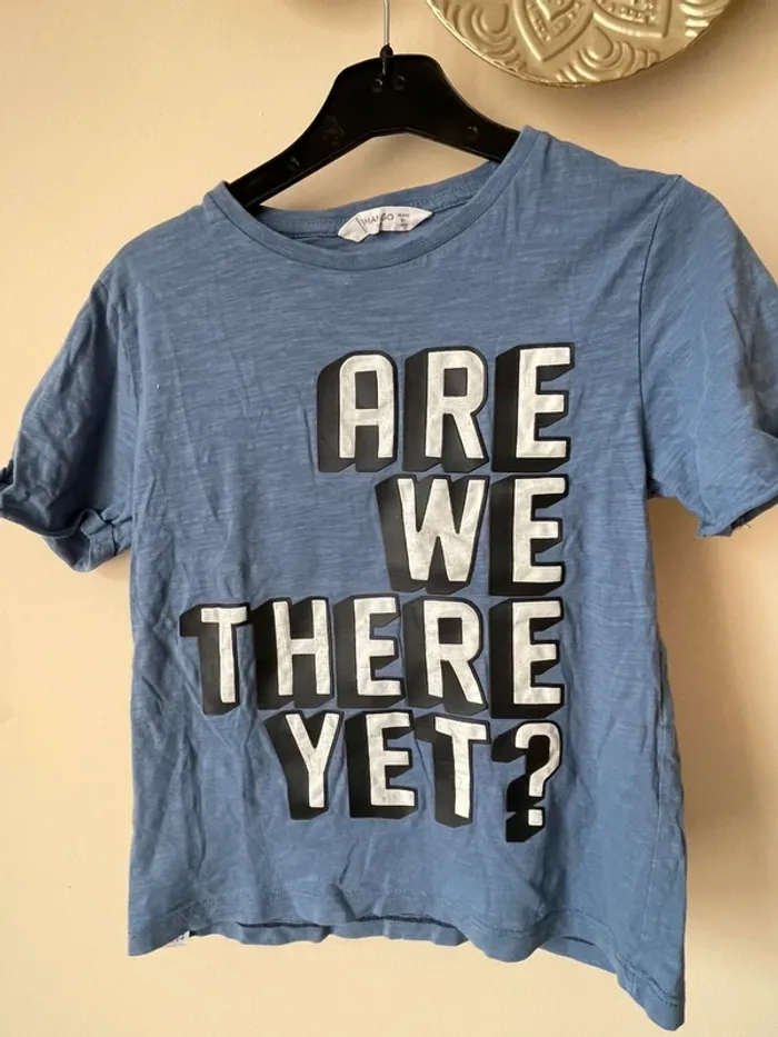 T-shirt manches courtes bleu