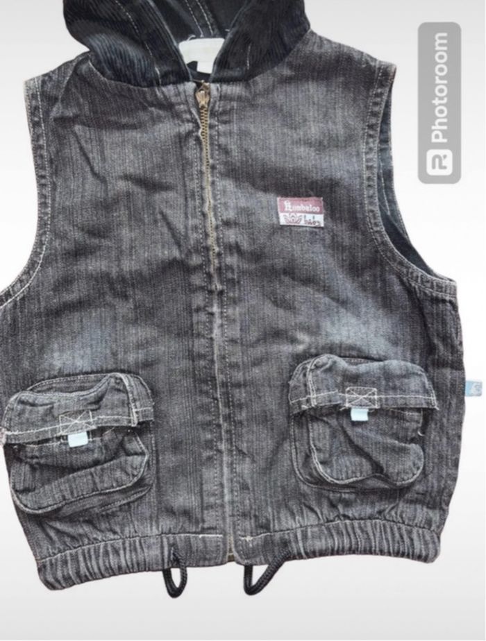 Veste sans manche en jean 18 mois