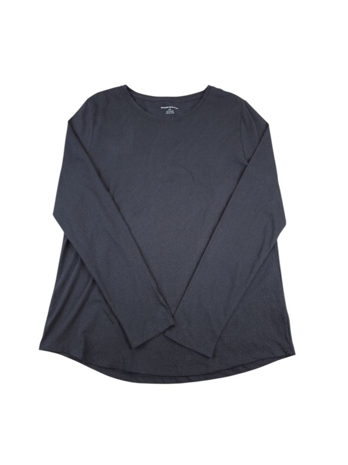T-shirt manches longues femme noir Amazon Essentials taille L neuf - photo numéro 3