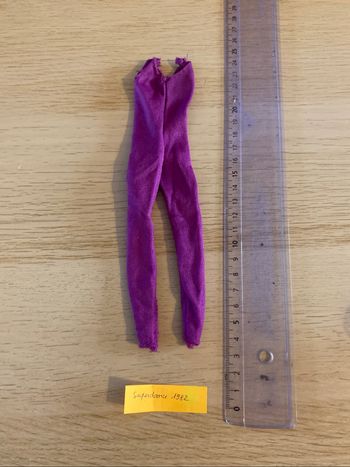 Barbie poupée Mattel superdance 1982 combinaison violette vêtement habit