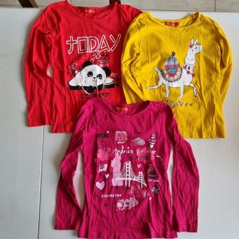 Lot de 3 tee-shirts manches longues 8 ans