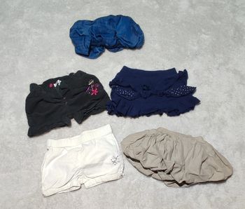 Lot jupes et shorts 6 mois