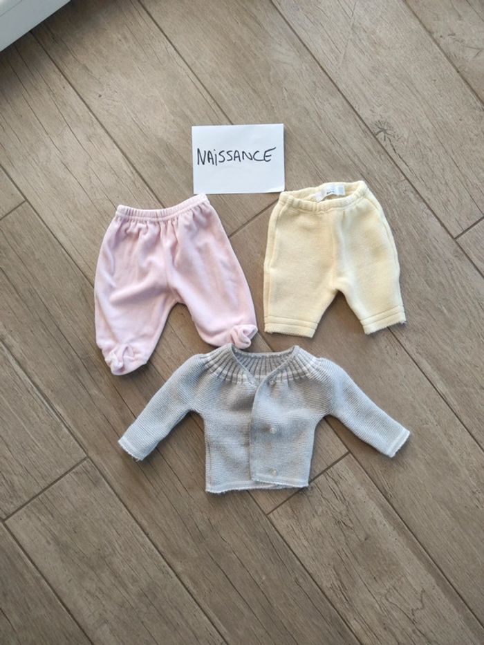 Lot vêtements naissance mixte
