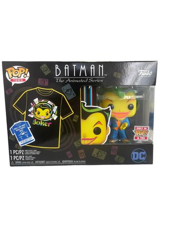 Coffret Funko Pop Batman The Joker T-Shirt taille L + figurine N•370 neuf