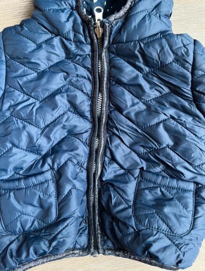 Doudoune légère réversible « cœurs » TAO 18 mois - photo numéro 2