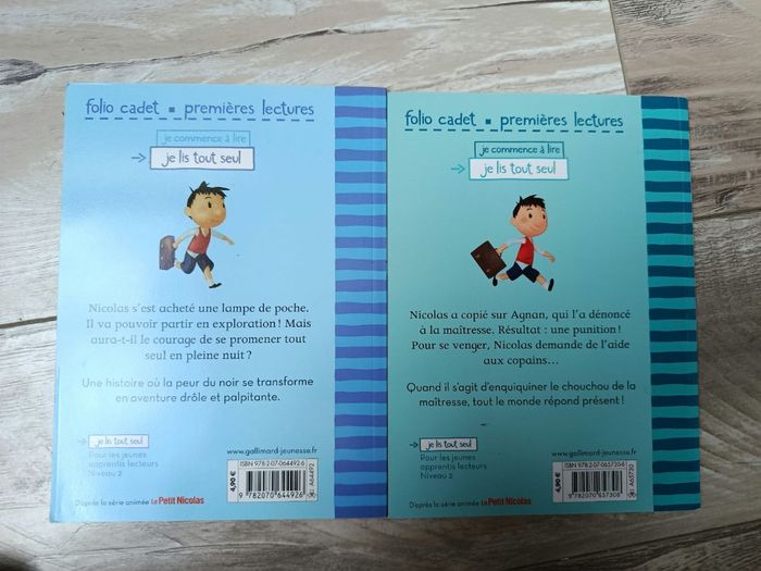 Livres le petit Nicolas, premières lectures - photo numéro 2