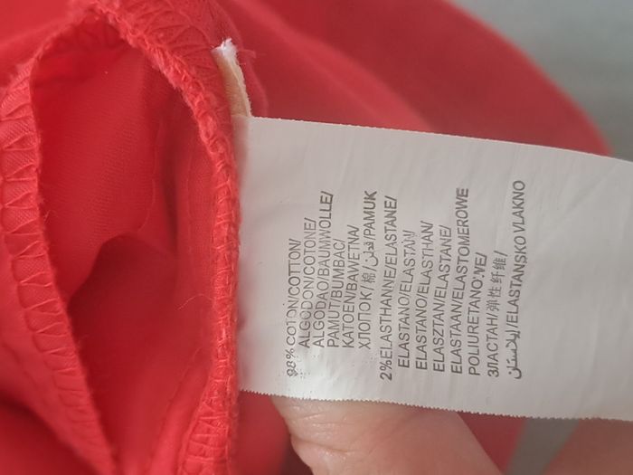 Jupe droite rouge KWomen Taille 38 - photo numéro 8