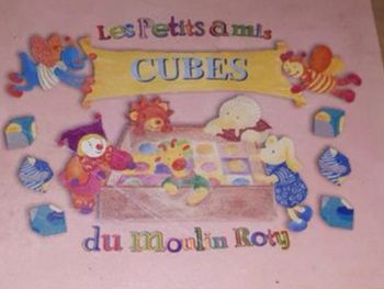Les petits cubes des amis Moulin Roty vintage