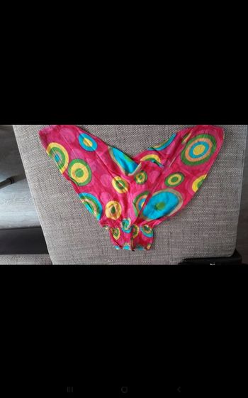 Sarouel rose à motif