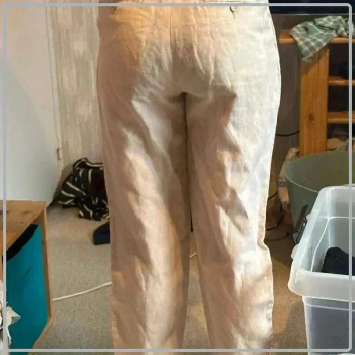 Pantalon en  lin  large  urban  kiabi  taille  42 - photo numéro 2