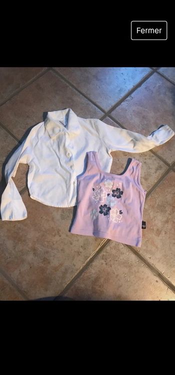 Chemise et débardeur