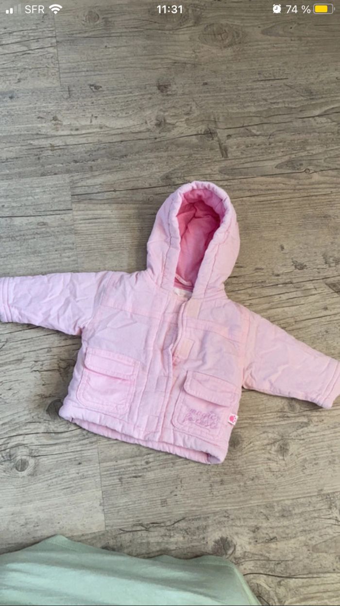 Veste/manteau fille 3 mois