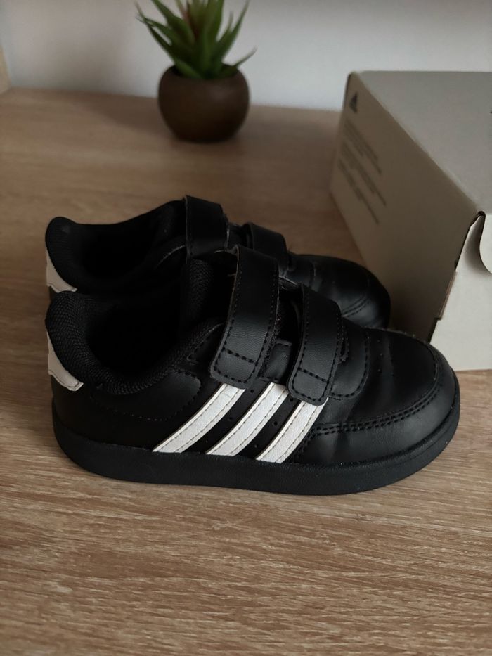 Basket basse noir adidas breaknet taille 26 garçon - photo numéro 5
