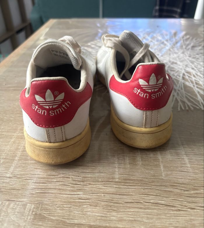 Adidas Stan Smith Blanche & Rose – 37⅓ – 5€ - photo numéro 2