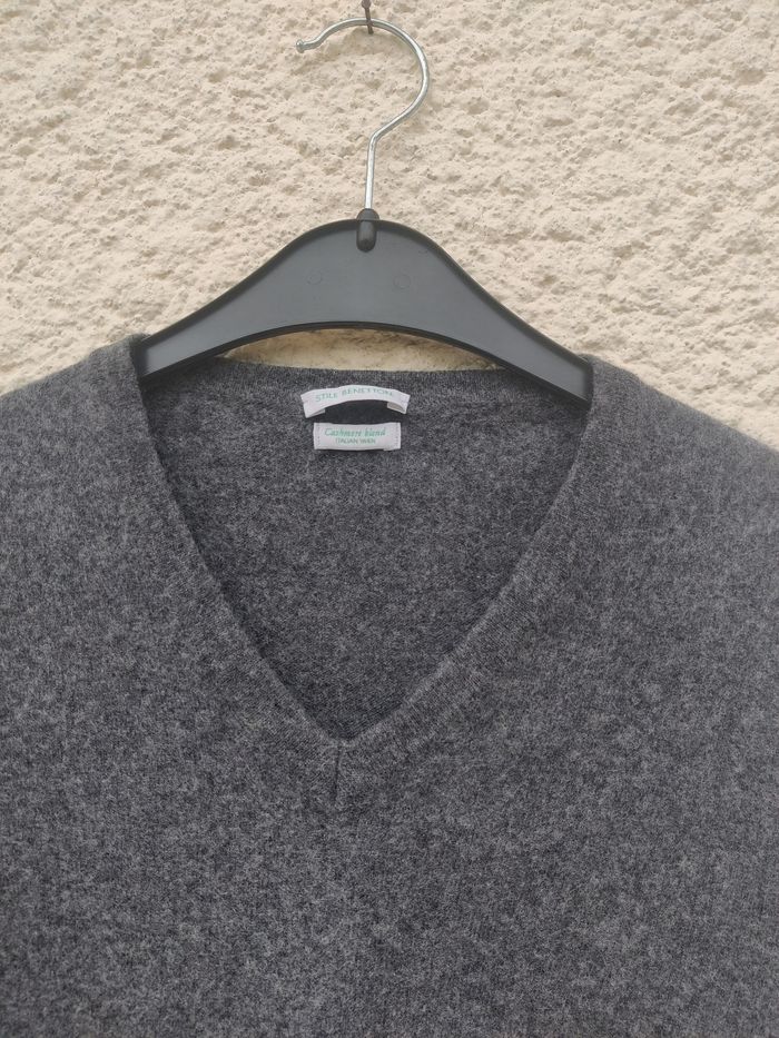 Pull cachemire 100% Benetton vintage très bon état - photo numéro 4