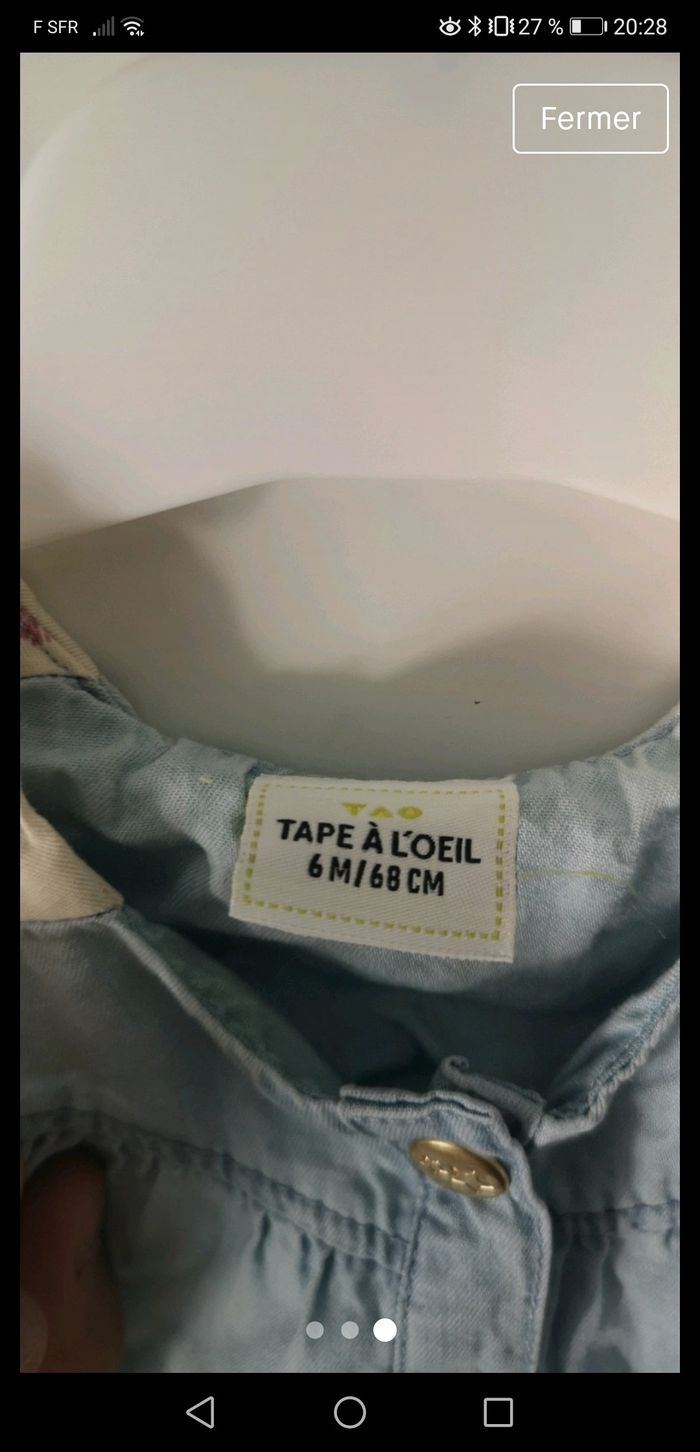 Combinaison Tape À l'œil 6 mois - photo numéro 3