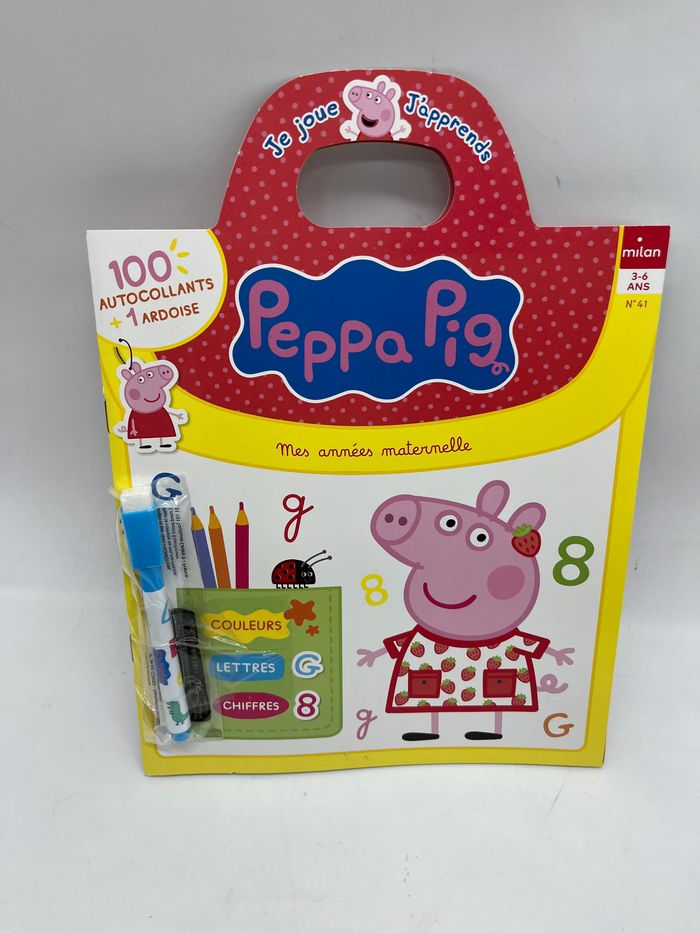 Cefa Toys - Estuche de actividades artísticas Peppa Pig Crayons, 12 marcadores, 6 colores, regla, lápiz, borrador y sacapuntas, 12.6 x 9.8 x 0.8 in, multicolor (66228 Cefa Toys - Estuche de actividades artísticas Peppa Pig Crayons, 12 marcadores, 6 colores, regla, lápiz, borrador y sacapuntas, 12.6 x 9.8 x 0.8 in, multicolor (66228