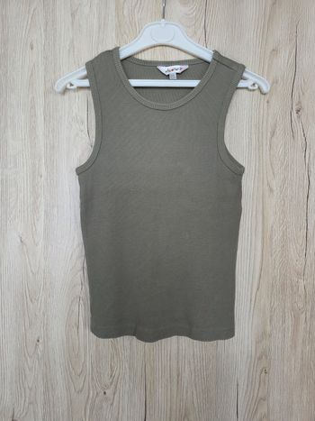 DÉBARDEUR GARÇON 👦 KAKI MARQUE KIDKNAÏD 5ANS