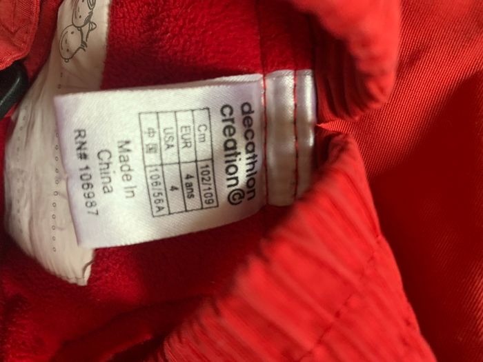 Ensemble pantalon et veste de ski 4 ans - photo numéro 4