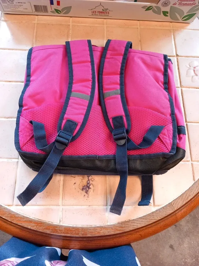 🗑cartable sac à dos Poivre Blanc - photo numéro 4