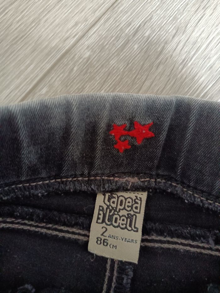 Jeans jegging tape a l'oeil 2ans - photo numéro 3