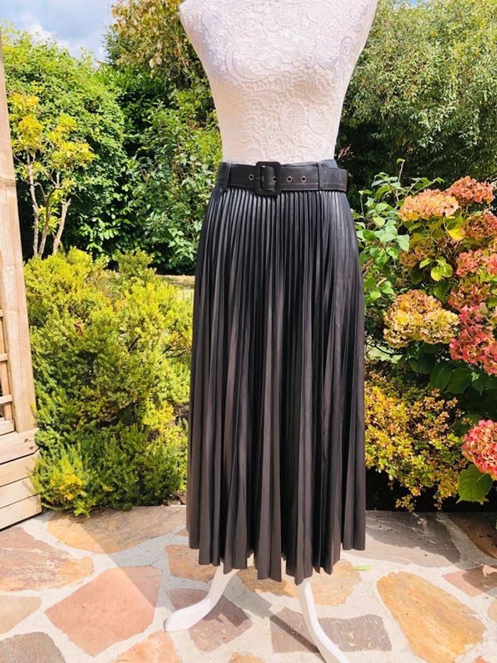 Jupe longue zara noire taille S - photo numéro 2