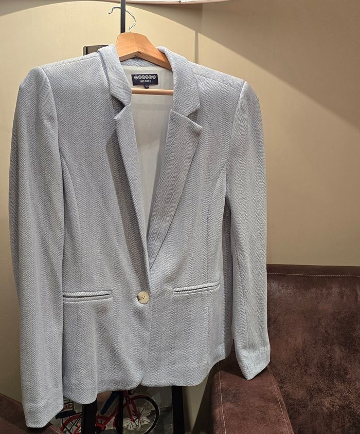 Blazer femme bleu claire - photo numéro 2