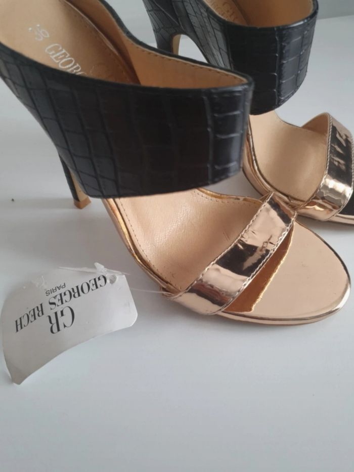 🌟 Sandales talons hauts 10 cm – Georges Rech – NEUVES avec étiquette 🌟