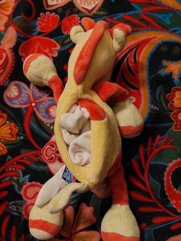 #1 Sucre d'orge - doudou mouchoir Cajou la girafe - photo numéro 3