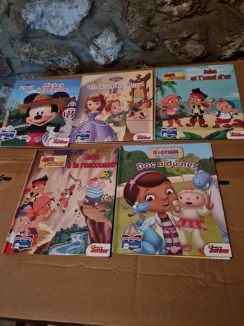 Lot de 5 livres Disney Junior