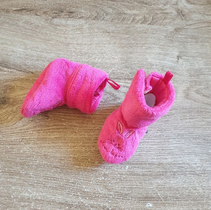 🩷 Chaussons Kiabi souple bébé fille mon lapin pointure 0/3 mois 16 #emyfleury_pointure16fille