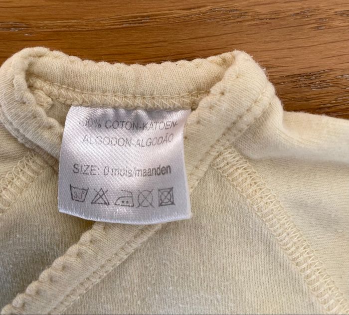 Body bébé crème Taille Naissance - photo numéro 6