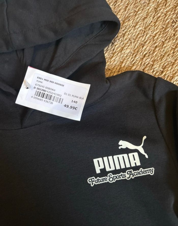 Sweat à capuche Puma 10 ans neuf - photo numéro 3