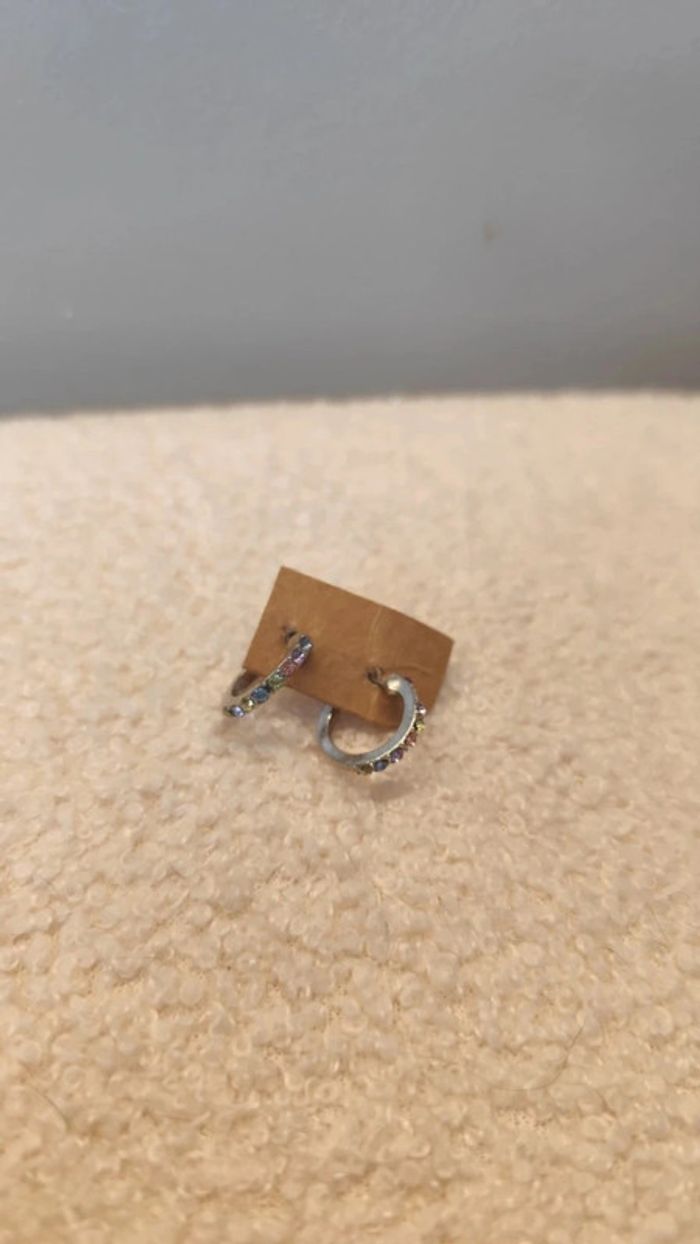 Boucles d'oreilles été multicolores - photo numéro 3