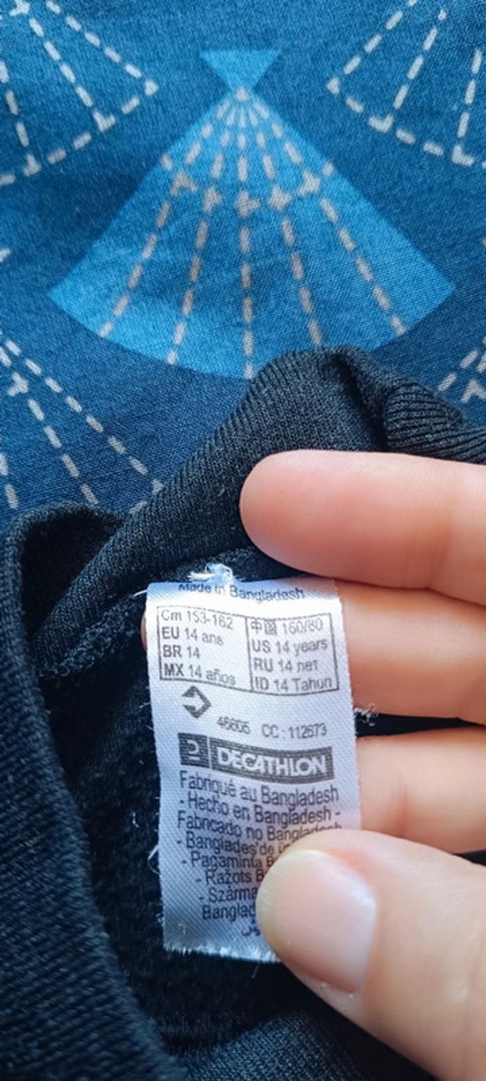 Tee-shirt sous-pull 14 ans wedze - photo numéro 4