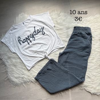 Ensemble fille taille 10 ans