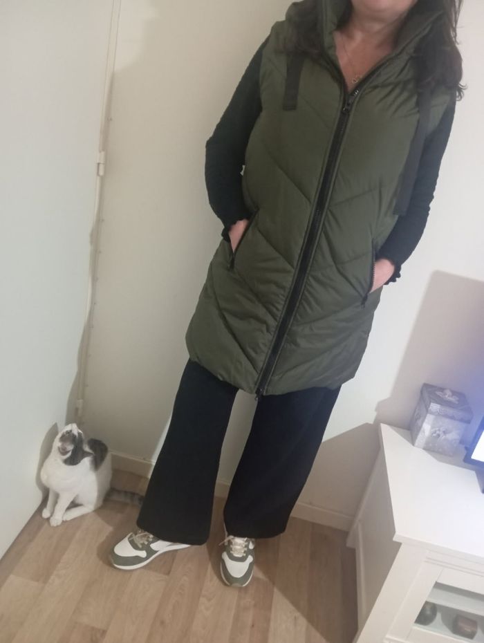 Doudoune kaki sans manches JDY