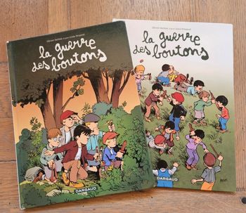 Lot de 2 bandes dessinées la guerre des boutons