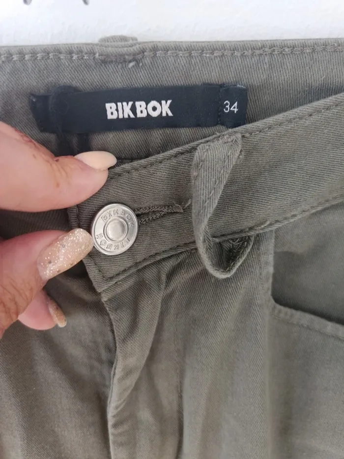 Pantalon cargo kaki Bik Bok - Taille 34 - photo numéro 4
