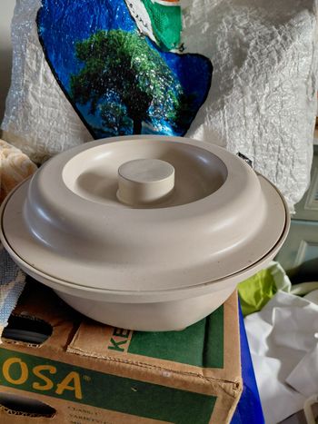 Tupperware Cocotte ronde four ultra pro beige